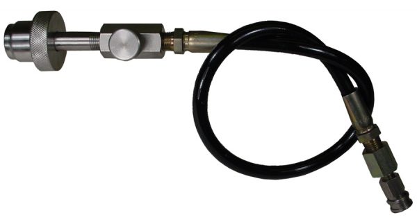 Paintball to CGA 347 adapter with 15 inch hose
