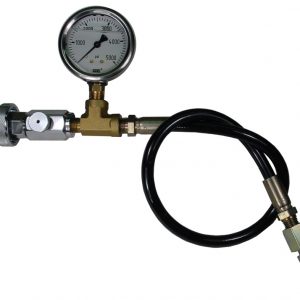 Paintball to DIN adapter with gauge and 15 inch hose