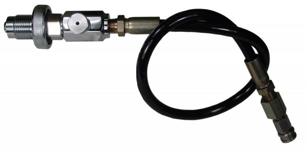 Paintball to DIN adapter with 15 inch hose