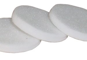 1 5/8" x 1/4" Polyester Particle (Felt) Pads