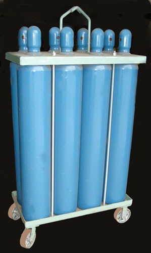 12 Cylinder Mobile Rack